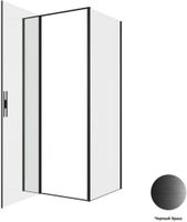 Душевой уголок Allen Brau Priority 90x80 3.31027.BBA + 3.31042.BBA черный браш 3.31027.BBA + 3.31042.BBA — фото 4, Прямоугольные душевые уголки