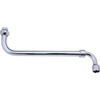 SR1100 Излив телескопический 290 - 480 мм., d18 мм., ХРОМ — фото 1, Изливы