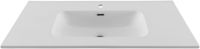 Раковина Aquanet Flat 100 белая матовая арт-00330426 — фото 5, Раковины встраиваемые сверху