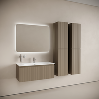 Товар: Тумба подвесная SANCOS Code 990х453х400, c одним ящиком оснащенным доводчиками, цвет серо- бежевый , арт. CD100GB - фото 3 Тумба подвесная SANCOS Code 990х453х400, c одним ящиком оснащенным доводчиками, цвет серо- бежевый , арт. CD100GB — фото 3, Тумбы под раковину