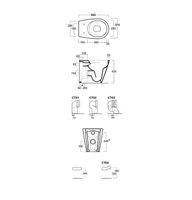 Унитаз SIMAS GAMBASSI напольный приставной безободковый цвет белый GA01 — фото 2, Подвесные унитазы