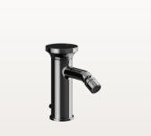 Смеситель для биде, Gessi, Origini, тип открывания воды-однорычажный, отверстия для монтажа-1, высота, мм-157, вынос излива, мм-111, тип подводки-гибкая, стандарт подвода воды-3/8", в комплект входит отделочная вставка, цвет-Black Metal PVD арт-66007.706 — фото 1, Смесители для биде