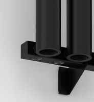 Отопительный радиатор Сунержа Кумир-0 EU50 левый 300х680 10 секций Матовый чёрный арт-31-0350-3010 — фото 2, Радиаторы отопления