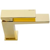 Товар: KVANT См-ль д/раковины моноком., донный клапан "click-clack", плоский излив, золото 32443 - фото 5 KVANT См-ль д/раковины моноком., донный клапан "click-clack", плоский излив, золото 32443 — фото 5, Смесители для раковины