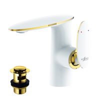 RS30 Смеситель для раковины, монолит.излив 161мм, р/ОД, хром, ROS, RS30-11W — фото 1, Смесители для раковины