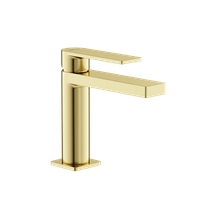 Смеситель для раковины SANCOS Studio, брашированное золото, PVD покрытие, арт. SC9015BG — фото 1, Смесители для раковины