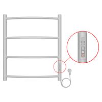 Полотенцесушитель электрический AZARIO VERONA 500/600 4 секции, диммер справа, белый арт-AZ04856W — фото 3, Электрические полотенцесушители