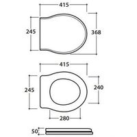 Сиденье с крышкой GLOBO PAESTUM с микролифтом цвет черный PS20RN — фото 2, Сиденья для унитаза