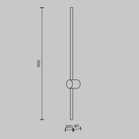 Настенный светильник (бра) Maytoni MOD237WL-L11B3K — фото 8, Бра