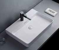 Товар: Умывальник CeramaLux D1338 - фото 1 Умывальник CeramaLux D1338 — фото 1, Раковины накладные