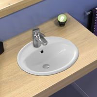 Раковина врезная на столешницу 580х490х185 1841 — фото 2, Раковины встраиваемые сверху