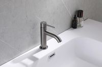 Смеситель ABBER Wasser Kreis для раковины, никель арт-AF8110NG — фото 2, Смесители для раковины