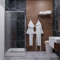 ДО "Вента-Хром" 100х100, квадрат, низ. подд. (2места+сифонD90мм) арт-Щ0000049619 — фото 4, Квадратные душевые уголки