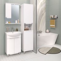 Зеркальный шкаф VIKTORIA 55 /левый/ AQUA DE MARCO 1055CVIC/L — фото 9, Зеркальные шкафы в ванную