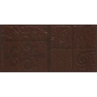 Бордюр Каир 4Д коричневый 14,7х29,8 (24шт) СК000032882 — фото 1, Декоративные элементы