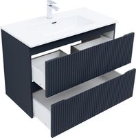 Тумба под раковину Aquanet Джейн (Flat) 90 маренго арт-00335430 — фото 5, Тумбы под раковину