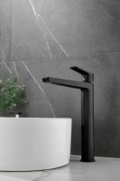 Смеситель для накладной раковины BELZ, черный, арт-B11715-7 — фото 3, Смесители для раковины