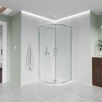 Товар: Душевой угол Veconi Evo 200 CH, 800х800x1950, хром, прозрачное стекло E2-CH-8080-01-C9 - фото 1 Душевой угол Veconi Evo 200 CH, 800х800x1950, хром, прозрачное стекло E2-CH-8080-01-C9 — фото 1, Полукруглые душевые уголки