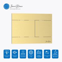 Комплект 3в1 IBERICA BLANCA инсталляция SILENCIO MINI, унитаз BURGOS ALTO белый, кнопка смыва INOX-R золото матовое (IB.001M.BRA.234.1503) — фото 11, Комплекты унитаз + инсталляция