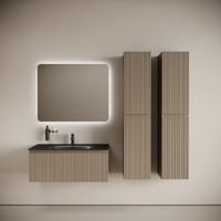 Товар: Тумба подвесная SANCOS Code 990х453х400, c одним ящиком оснащенным доводчиками, цвет серо- бежевый , арт. CD100GB - фото 10 Тумба подвесная SANCOS Code 990х453х400, c одним ящиком оснащенным доводчиками, цвет серо- бежевый , арт. CD100GB — фото 10, Тумбы под раковину