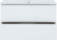 Тумба под раковину Aquanet Милан 105 белый глянец арт-00339970 — фото 6, Тумбы под раковину