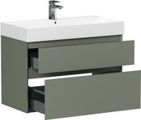 Тумба под раковину Allen Brau Infinity 85 1.210026.CGM олива матовый — фото 4, Тумбы под раковину