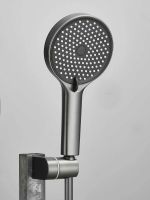 Душевая система встраиваемая BELZ, с тропическим душем, лейкой, изливом, оружейная сталь, арт-B80713-3 — фото 4, Встраиваемые душевые комплекты