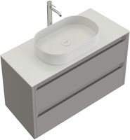 Тумба под раковину Allen Brau Fantasy 80 1.11001.PGM 2.0 платина матовый — фото 3, Тумбы под раковину