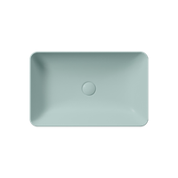 Товар: раковина накладная NUBES 60x38 без перелива голубой матовый арт-903615 - фото 1 раковина накладная NUBES 60x38 без перелива голубой матовый арт-903615 — фото 1, Раковины накладные