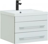 Тумба под раковину Aquanet Верона 60 белый (подвесная 2 ящика) 00176667 — фото 9, Тумбы под раковину