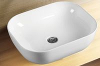 Раковина накладная "MARTEL-N" (White). Размер: 500х395х14. ESRNMARTNW — фото 1, Раковины накладные