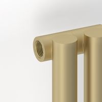 Отопительный радиатор Сунержа Эстет-1 500х180 4 секции Матовая шампань арт-022-0301-5004 — фото 1, Радиаторы отопления