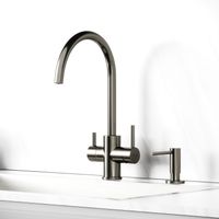 Товар: Смеситель для кухни SANCOS Taper с возможностью подключения фильтра для воды, цвет вороненая сталь, арт. арт-SC4012GG - фото 6 Смеситель для кухни SANCOS Taper с возможностью подключения фильтра для воды, цвет вороненая сталь, арт. арт-SC4012GG — фото 6, Смесители для кухни