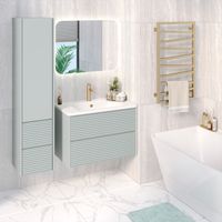 Тумба подвесная PARMA 80 /мята/ AQUA DE MARCO 2080MINTPAR — фото 6, Тумбы под раковину