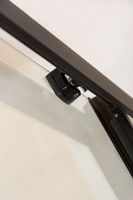 Товар: Orange душевое ограждение в нишу с раздвижной дверкой, матовый черный арт-E02-120TB - фото 4 Orange душевое ограждение в нишу с раздвижной дверкой, матовый черный арт-E02-120TB — фото 4, Раздвижные душевые двери