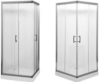 Товар: Душевой уголок Aquanet Alfa Cube NAA1142 100x100, прозрачное стекло - фото 2 Душевой уголок Aquanet Alfa Cube NAA1142 100x100, прозрачное стекло — фото 2, Квадратные душевые уголки