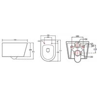 Товар: Унитаз подвесной Azario Ollin 360х535х371 безободковый, слив "Торнадо", с быстросъемным сиденьем микролифт арт-AZ-0513R - фото 11 Унитаз подвесной Azario Ollin 360х535х371 безободковый, слив "Торнадо", с быстросъемным сиденьем микролифт арт-AZ-0513R — фото 11, Подвесные унитазы