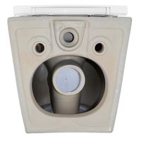 Унитаз подвесной Azario Eclat 520x365x365, безободковый, система слива "Скрытое Торнадо", с быстросъемным сидением микролифт арт-AZ-2381-A — фото 13, Подвесные унитазы