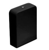 Бачок GLOBO FORTY3 на чашу унитаза моноблок цвет черный матовый арт-FO008AR — фото 1, Комплектующие для туалета