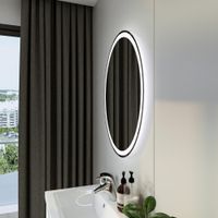 Зеркало Бриклаер Эстель-3 60 с подсветкой LED, на взмах руки арт-4627125414343 — фото 7, Зеркала в ванную комнату