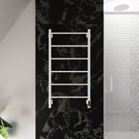 Полотенцесушитель электрический Grota Simple K 530х1000 белый Simple K 530х1000 RAL9016 EL — фото 3, Электрические полотенцесушители