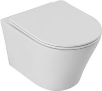 Унитаз подвесной Aquanet ZVEZDA белый арт-ZV-3 — фото 1, Подвесные унитазы