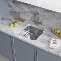 Товар: Кухонная мойка Reflexion Iseo RX2250GD брашированное золото - фото 378 Кухонная мойка Reflexion Iseo RX2250GD брашированное золото — фото 378, Кухонные мойки