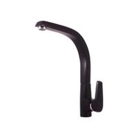 VLTAVA KITCHEN - смеситель кухонный, ЧЕРНЫЙ МАТОВЫЙ арт-V819.5CMATC — фото 1, Смесители для кухни