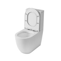 Бачок унитаза-компакта OWL Vind Cirkel-GL, двойной слив 3\6л, арматура WDI арт-OWLT190301/2 — фото 3, Напольные унитазы