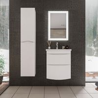 Комплект мебели для ванной Бриклаер ВЕГА 60-2, белый — фото 1, Комплекты мебели для ванной