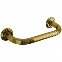 Поручень COLOMBO DESIGN HERMITAGE B3373.OA цвет античная латунь — фото 3, Поручни для ванной