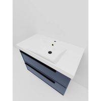 Тумба под раковину подвесная La Fenice Elba TWIN , синяя арт-FNC-01-ELB-BG-90-2 — фото 4, Тумбы под раковину