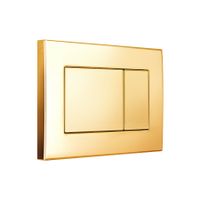 Кнопка BERGES для инсталляции ATOM, золото глянец арт-049235 — фото 1, Инсталляции для унитазов