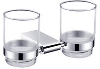 Стакан двойной стекло 51003 — фото 1, Стаканы для зубных щеток